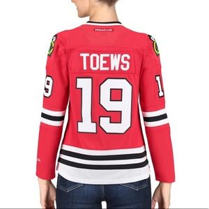 NWOT Toews Blackhawks Jersey women’s size medium